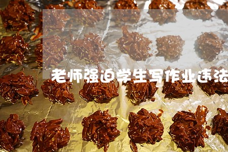 老师强迫学生写作业违法吗