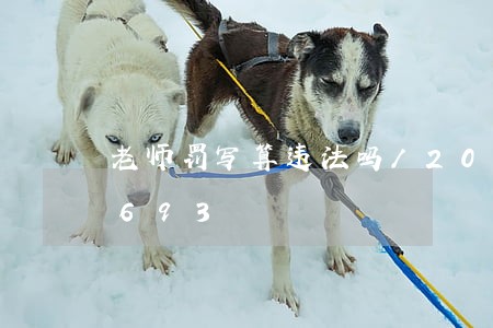 老师罚写算违法吗/2023013094693 老师罚写算违法吗/2023013094693