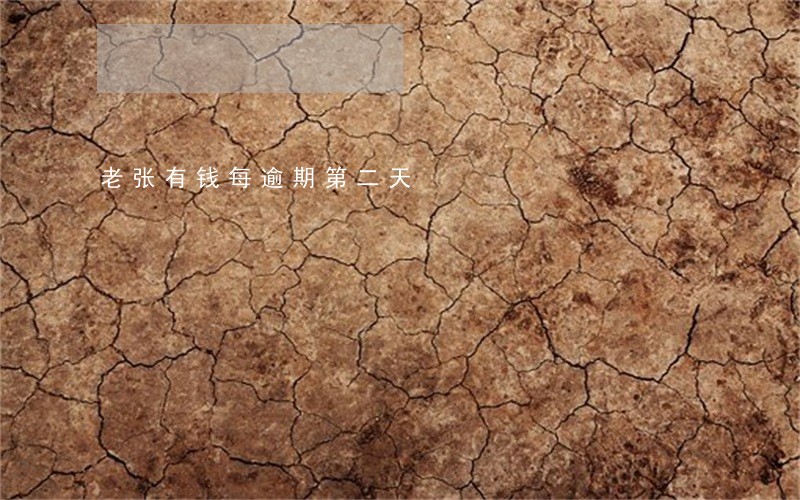 老张有钱每逾期第二天 老张有钱每逾期第二天