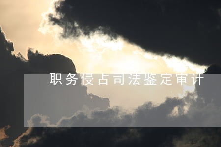 职务侵占司法鉴定审计 职务侵占司法鉴定审计