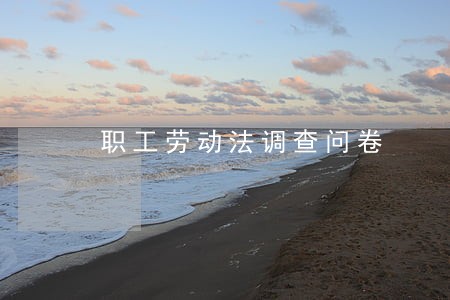 职工劳动法调查问卷 职工劳动法调查问卷