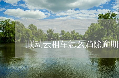 联动云租车怎么消除逾期