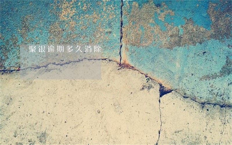 聚银逾期多久消除 聚银逾期多久消除