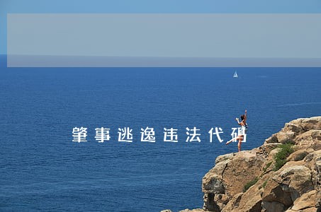 肇事逃逸违法代码 肇事逃逸违法代码