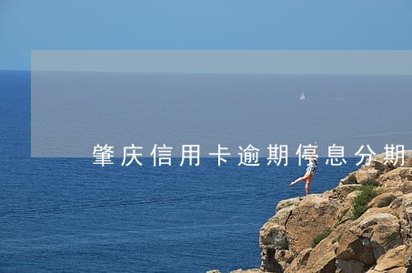 肇庆信用卡逾期停息分期怎么协商
