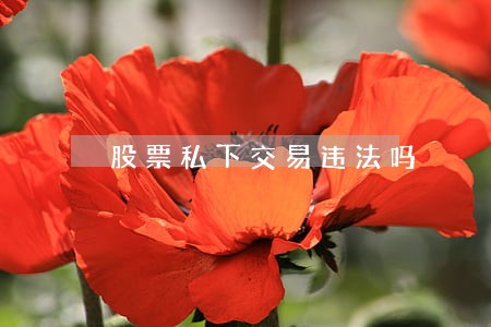 股票私下交易违法吗 股票私下交易违法吗