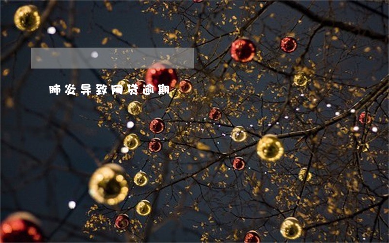 肺炎导致网贷逾期