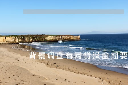 背景调查有网贷没逾期要紧吗 背景调查有网贷没逾期要紧吗