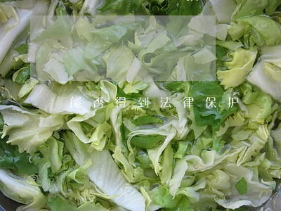 能否得到法律保护 能否得到法律保护