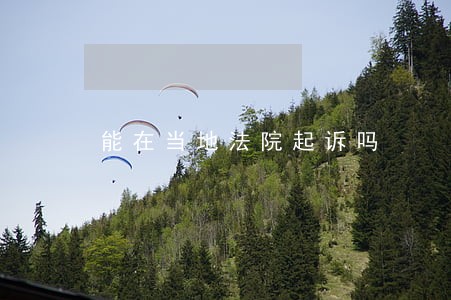 能在当地法院起诉吗 能在当地法院起诉吗