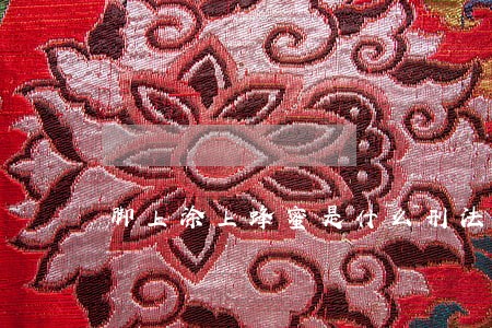 脚上涂上蜂蜜是什么刑法 脚上涂上蜂蜜是什么刑法