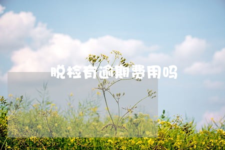 脱检有逾期费用吗 脱检有逾期费用吗