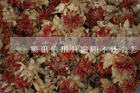 腾讯信用分逾期不还会怎样 腾讯信用分逾期不还会怎样