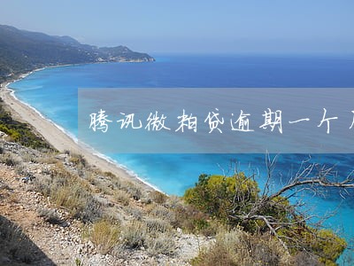 腾讯微粒贷逾期一个月会怎样 腾讯微粒贷逾期一个月会怎样