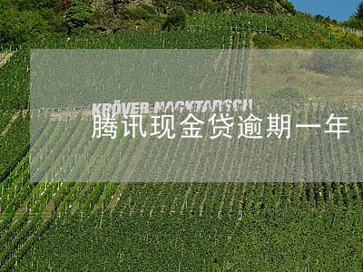 腾讯现金贷逾期一年 腾讯现金贷逾期一年
