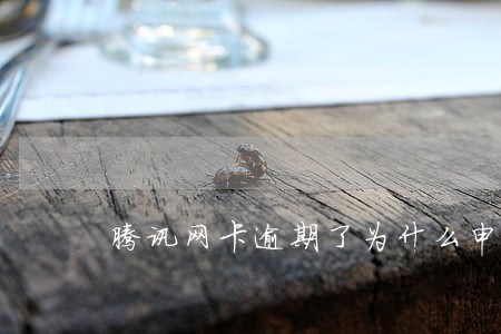 腾讯网卡逾期了为什么申请不了 腾讯网卡逾期了为什么申请不了