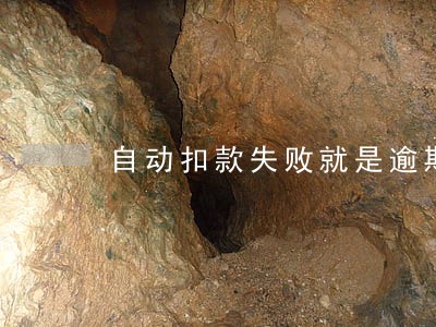 自动扣款失败就是逾期了吗 自动扣款失败就是逾期了吗