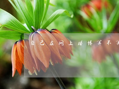 自己在网上赌博算不算违法 自己在网上赌博算不算违法