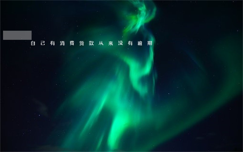 自己有消费货款从来没有逾期 自己有消费货款从来没有逾期