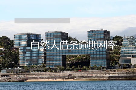 自然人借条逾期利率 自然人借条逾期利率