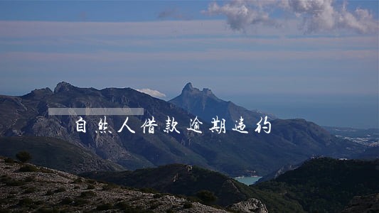 自然人借款逾期违约 自然人借款逾期违约