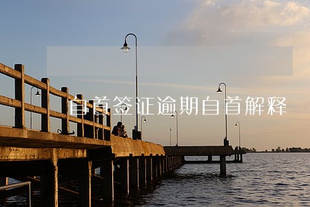 自首签证逾期自首解释 自首签证逾期自首解释