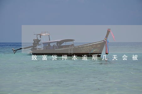 致富贷押本逾期几天会被拖车 致富贷押本逾期几天会被拖车