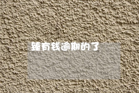 臻有钱逾期的了 臻有钱逾期的了