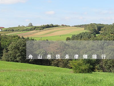 舟山市债务律师排行 舟山市债务律师排行