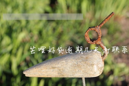 芒哩好贷逾期几天打联系人 芒哩好贷逾期几天打联系人