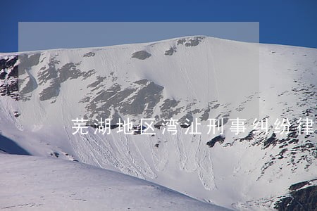 芜湖地区湾沚刑事纠纷律师 芜湖地区湾沚刑事纠纷律师