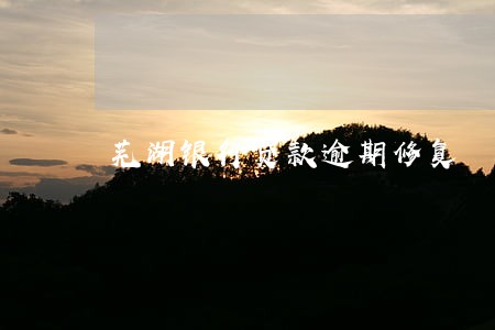芜湖银行贷款逾期修复 芜湖银行贷款逾期修复