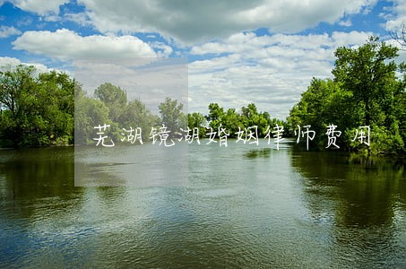 芜湖镜湖婚姻律师费用 芜湖镜湖婚姻律师费用