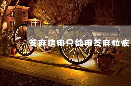 芝麻信用只能用芝麻粒恢复逾期吗