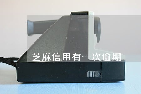 芝麻信用有一次逾期 芝麻信用有一次逾期