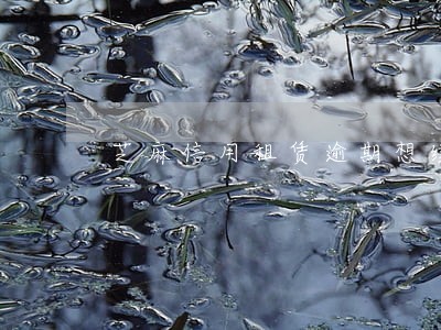 芝麻信用租赁逾期想续租 芝麻信用租赁逾期想续租