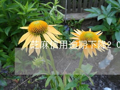 芝麻信用逾期下降200分 芝麻信用逾期下降200分