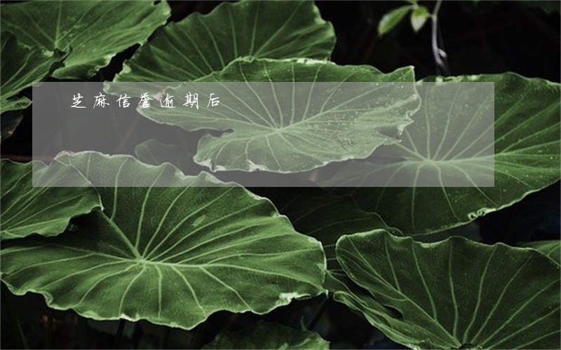 芝麻信誉逾期后 芝麻信誉逾期后