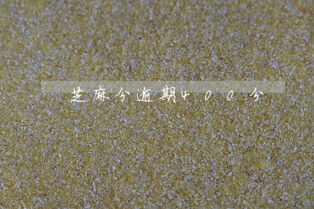 芝麻分逾期400分 芝麻分逾期400分