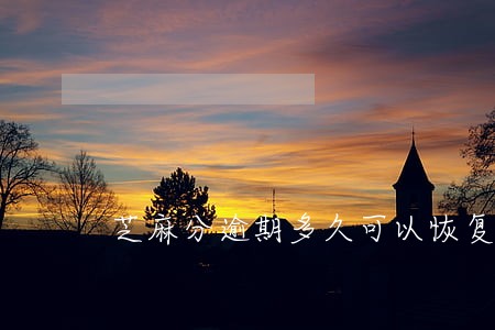 芝麻分逾期多久可以恢复 芝麻分逾期多久可以恢复