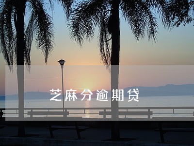 芝麻分逾期贷 芝麻分逾期贷
