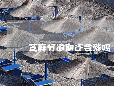 芝麻分逾期还会涨吗