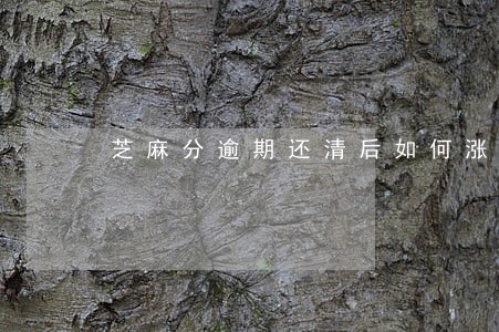 芝麻分逾期还清后如何涨回来 芝麻分逾期还清后如何涨回来