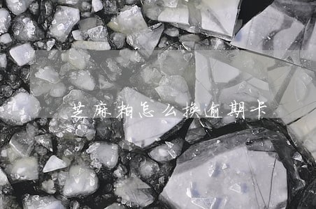 芝麻粒怎么换逾期卡 芝麻粒怎么换逾期卡