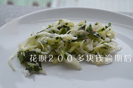 花呗200多块钱逾期后果 花呗200多块钱逾期后果
