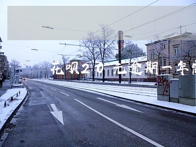 花呗20元逾期一年需要还多少