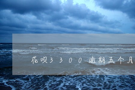 花呗3300逾期五个月会上门吗 花呗3300逾期五个月会上门吗