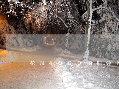 花呗4000逾期会上门吗 花呗4000逾期会上门吗