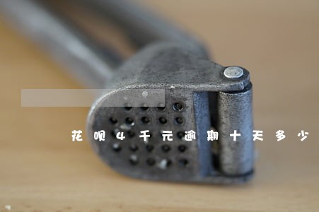花呗4千元逾期十天多少利息 花呗4千元逾期十天多少利息