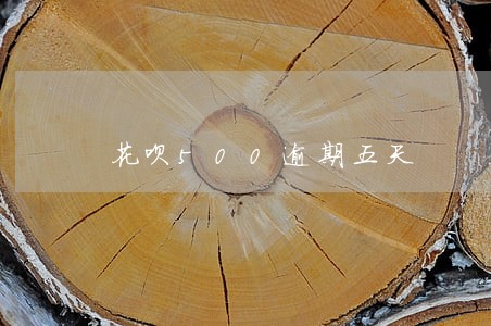 花呗500逾期五天